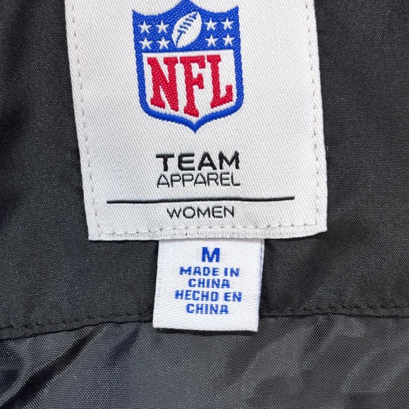 Pittsburgh Steelers Women's Puffer Jacket Black Yellow NFL Team Apparel Size Med - Picture 3 of 8